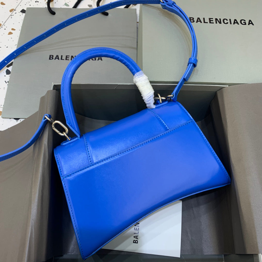BLN-Ciaga Hourglass Small Handbag In Dark Blue, For Women,  Bags 9in/23LO