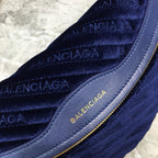 BLN-Ciaga Souvenir XXS Belt Bag In Dark Blue, For Women,  Bags 11.8in/30LO
