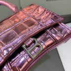 BLN-Ciaga Hourglass Mini Handbag With Chain In Light Pink, For Women,  Bags 4.7in/12LO
