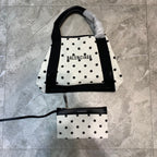 BLN-Ciaga Navy XS Tote Bag In Black, For Women,  Bags 12.6in/32LO