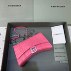 BLN-Ciaga Hourglass Wallet On Chain in Pink, For Women,  Bags 9in/23LO