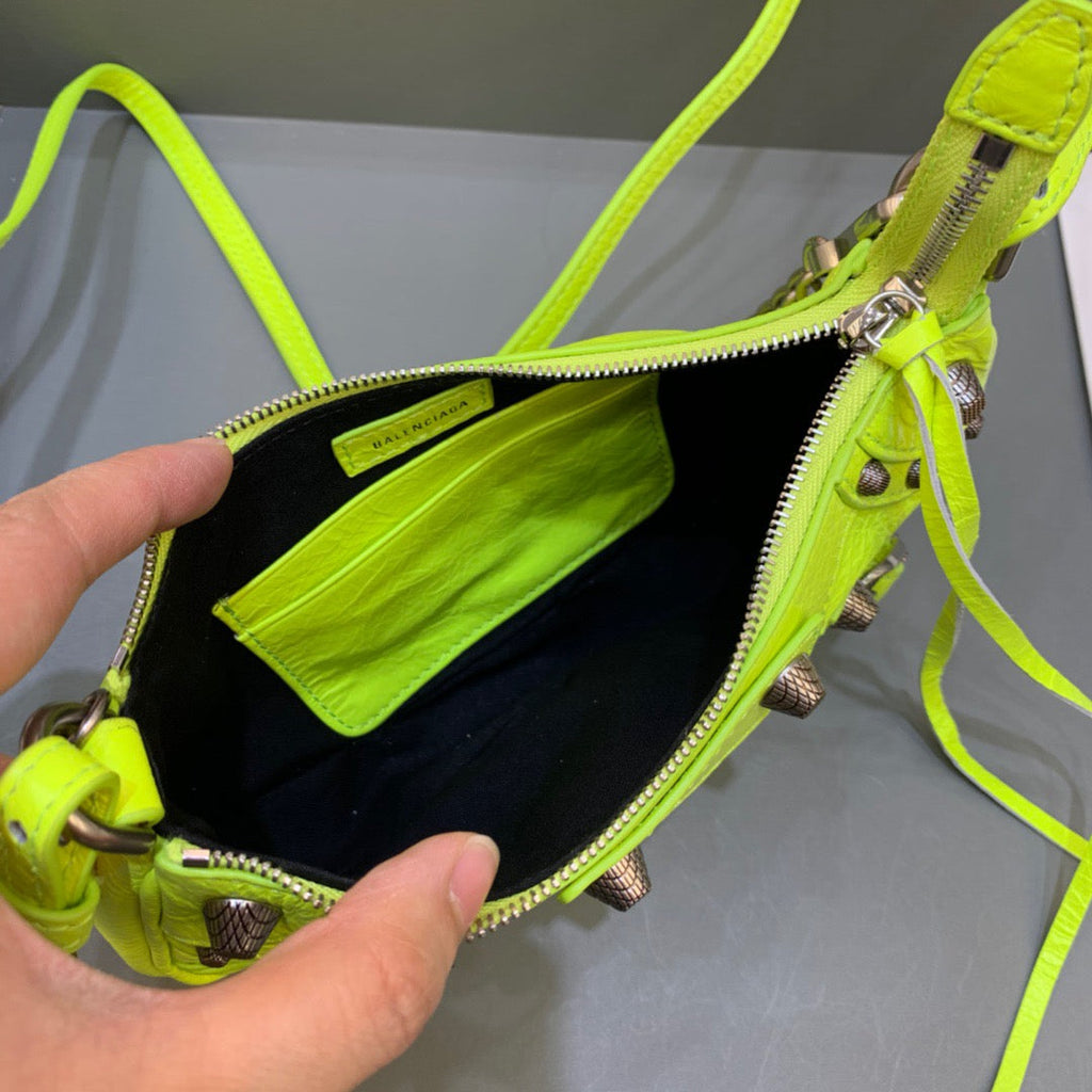 BLN-Ciaga Le Cagole Mini Bag With Chain Light Green, For Women,  Bags 8.2in/21LO