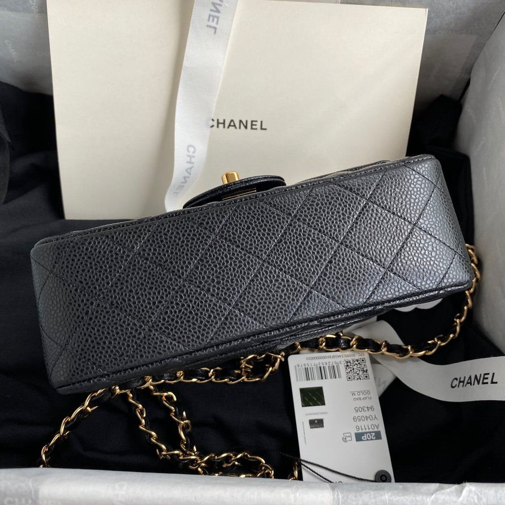 CHL - Mini Classic Handbag Black For Women 6.7in/17LO