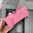 BLN-Ciaga Hourglass XS Handbag In Dark Pink, For Women,  Bags 7.4in/19LO