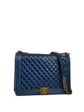 CHNL -  Jumbo Blue Boy Bag.