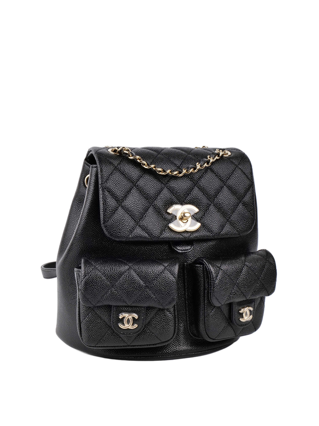 CHNL -  Black Caviar Backpack.