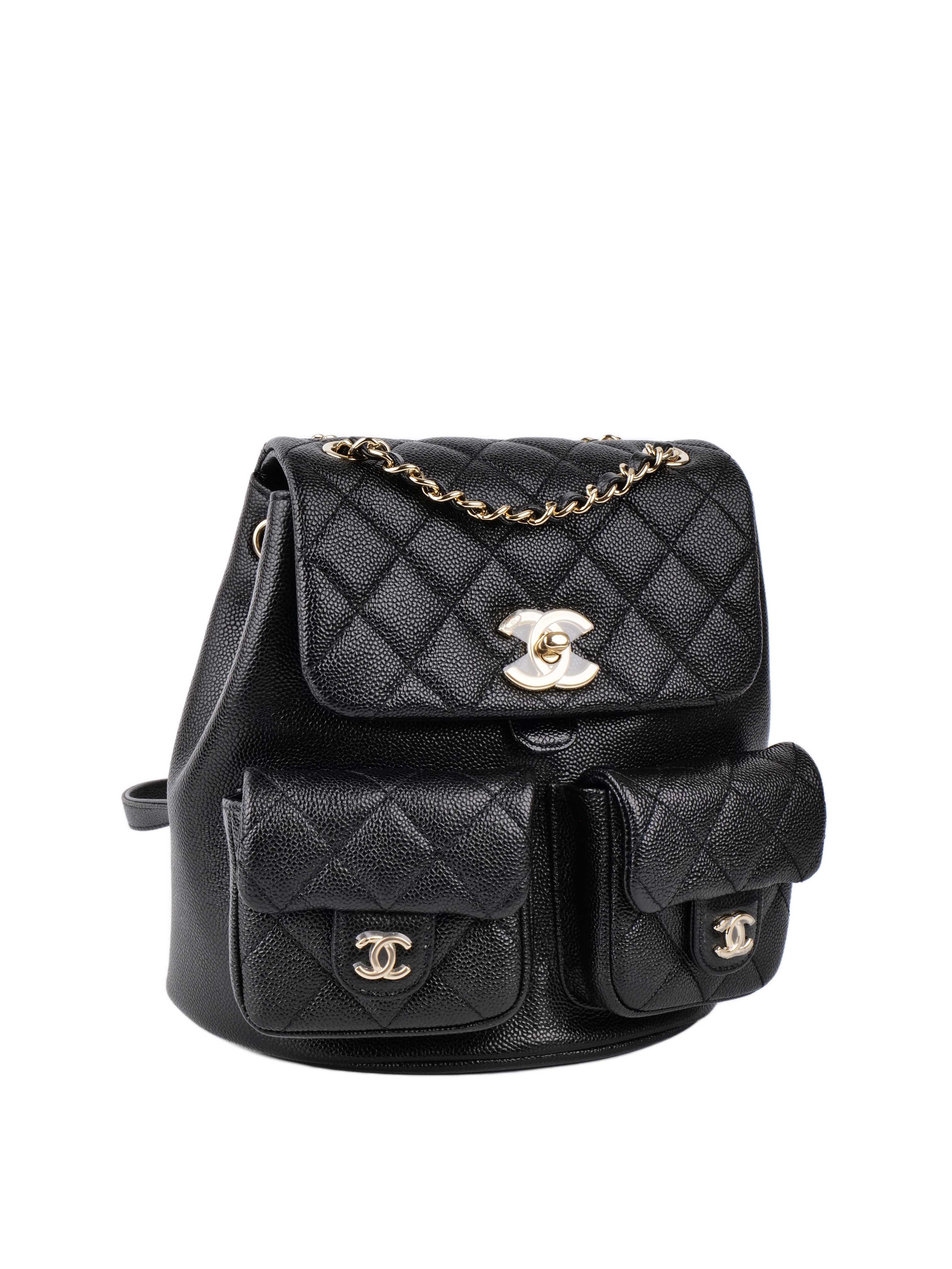 CHNL -  Black Caviar Backpack.