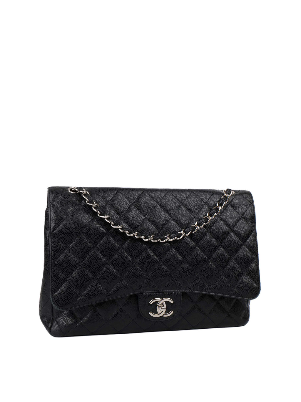 CHNL -  Maxi Double Flap Bag with SHW.