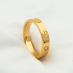LOVE RING 4MM 1 DIAMOND