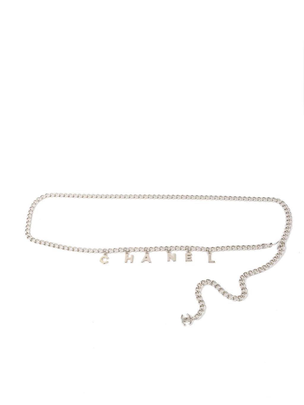 CHNL -  Silver Charm Chain Belt.