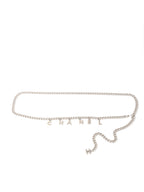CHNL -  Silver Charm Chain Belt.