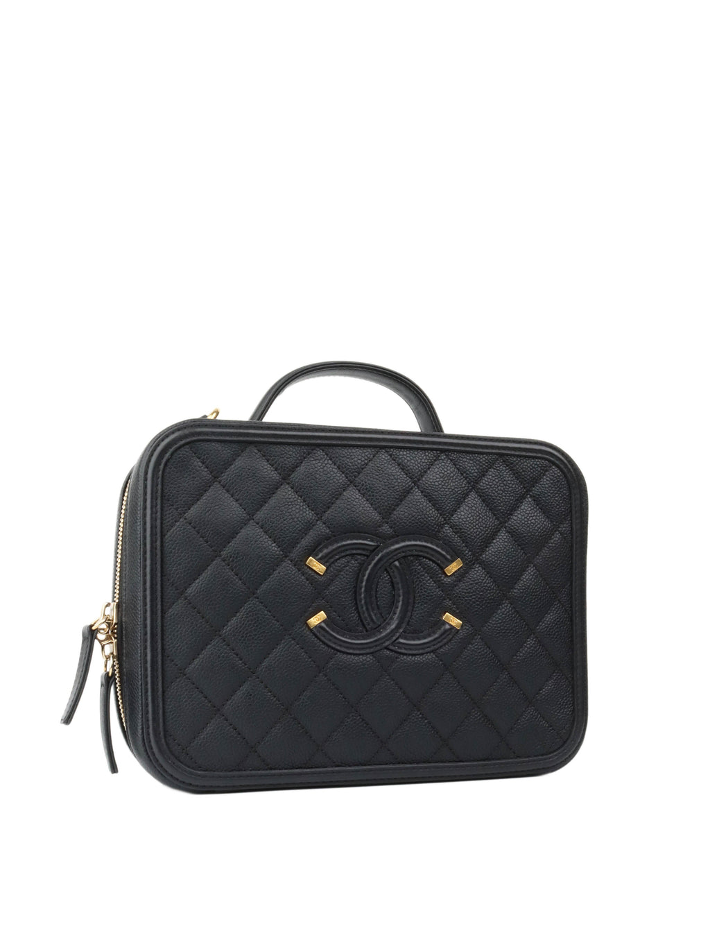CHNL -  Black Caviar Business Vanity Bag