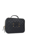 CHNL -  Black Caviar Business Vanity Bag