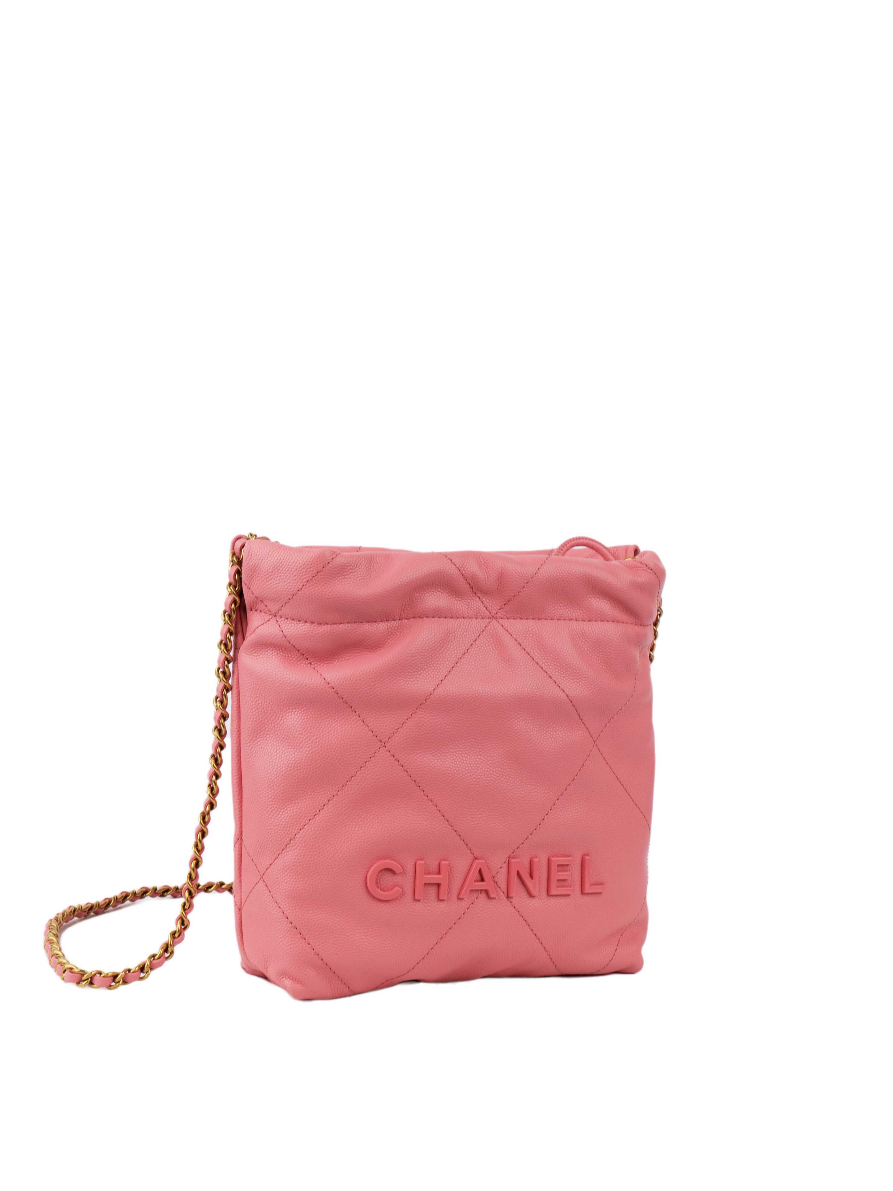 CHNL -  22 Pink Mini Shoulder Bag.