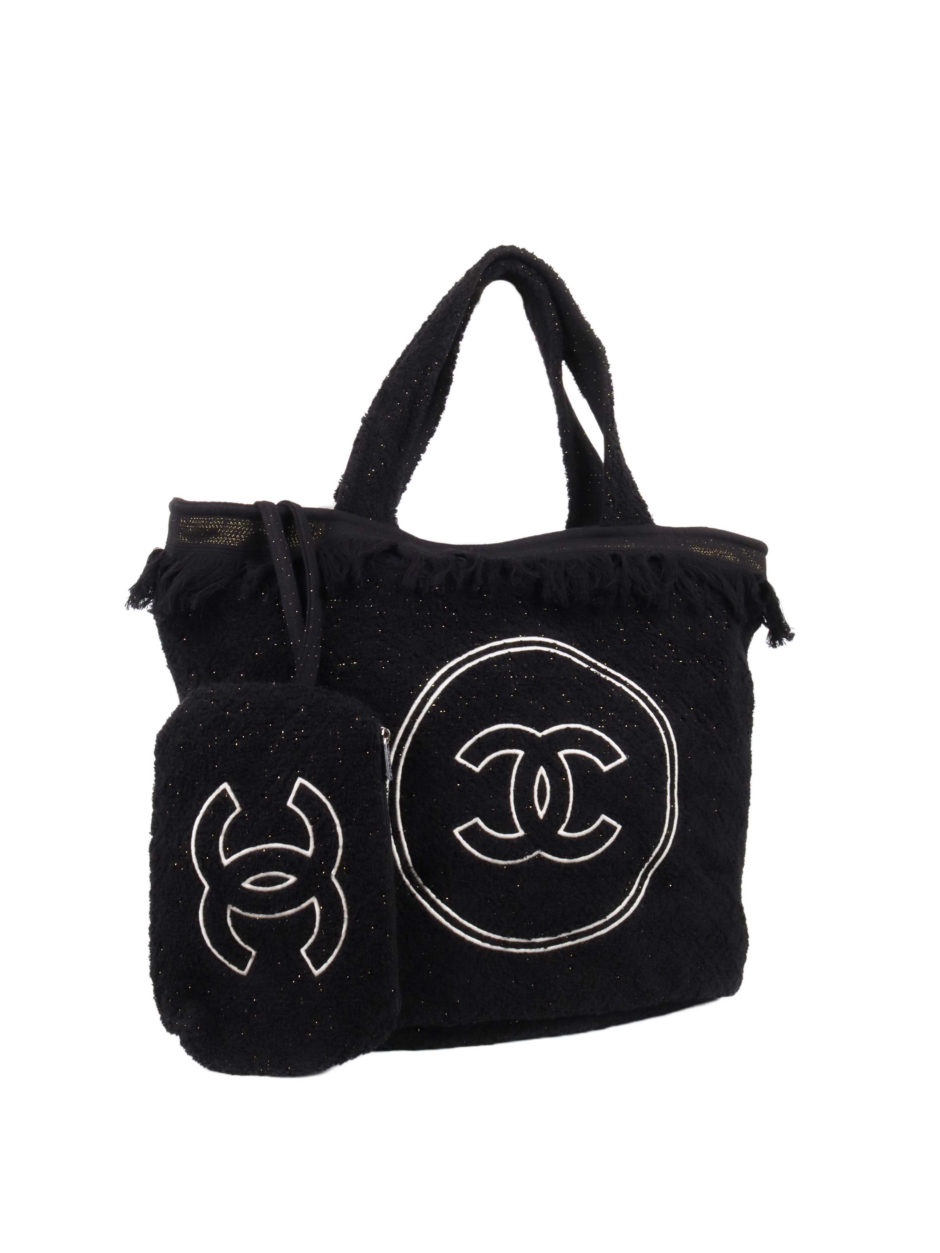 CHNL -  Terry Cotton CC Beach Tote Towel Set