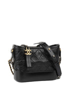 CHNL -  Small Black Gabrielle Shoulder Bag.