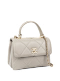 CHNL -  Pale Grey Trendy Bag.