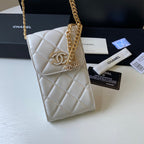 CHL - Phone Holder White Bag For Women 15LO/6in
