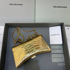 BLN-Ciaga Hourglass Wallet On Chain in Gold, For Women,  Bags 9in/23LO