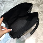 BLN-Ciaga Navy Small Cabas Tote Bag In Black, For Women,  Bags 18.5in/47LO