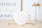 CHL - Mini Heart Bag White For Women 7in/18LO AS3191 B07958 10601