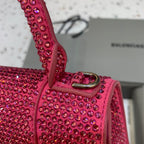 BLN-Ciaga Hourglass XS Handbag In Pink, For Women,  Bags 7.4in/19LO