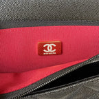 CHL -  Clutch With Chain Gold Hardware Black For Women Handbags, Shoulder Bags 7.1in/18LO AP2860