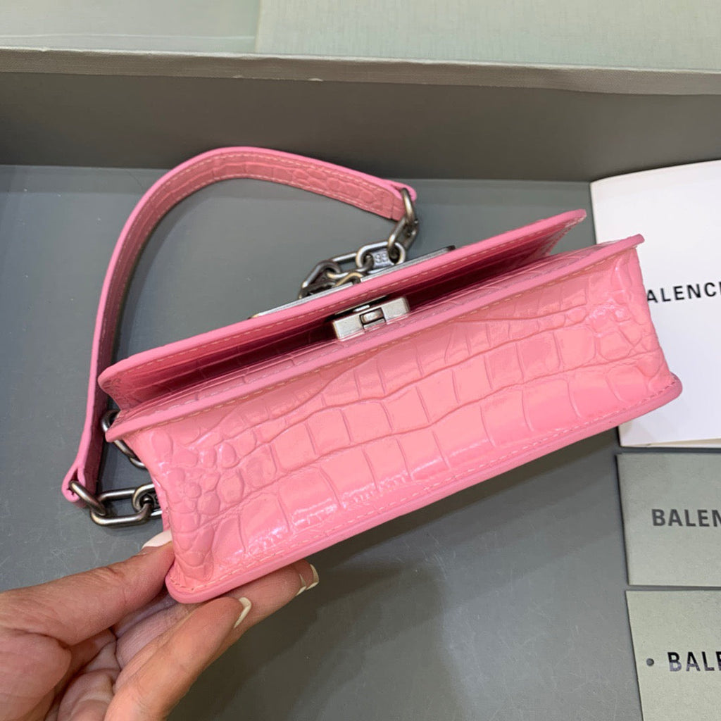 BLN-Ciaga Gossip Small On Chain Shoulder Bag Pink, For Women,  Bags 7.4in/19LO