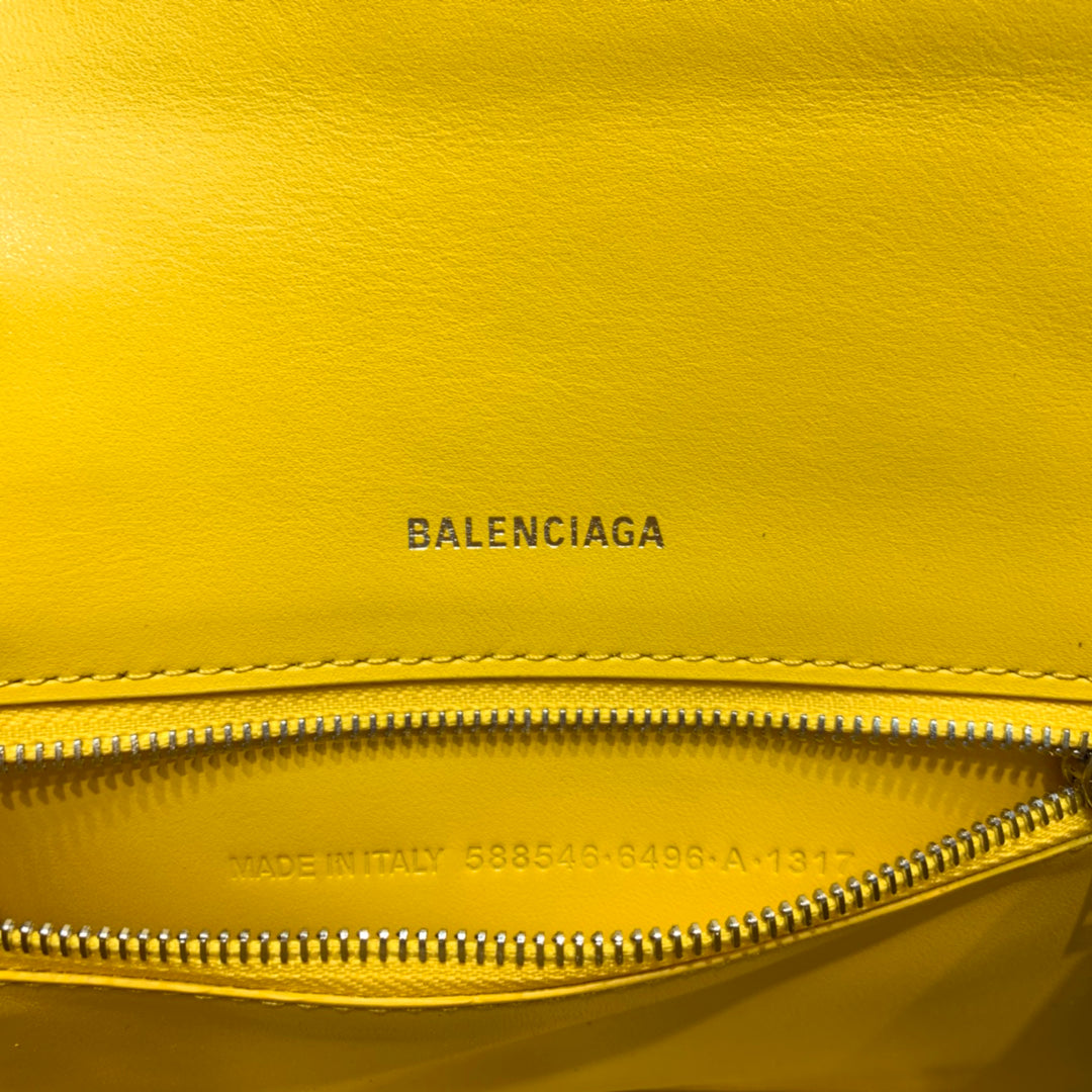 BLN-Ciaga Hourglass Small Handbag In Yellow, For Women,  Bags 9in/23LO