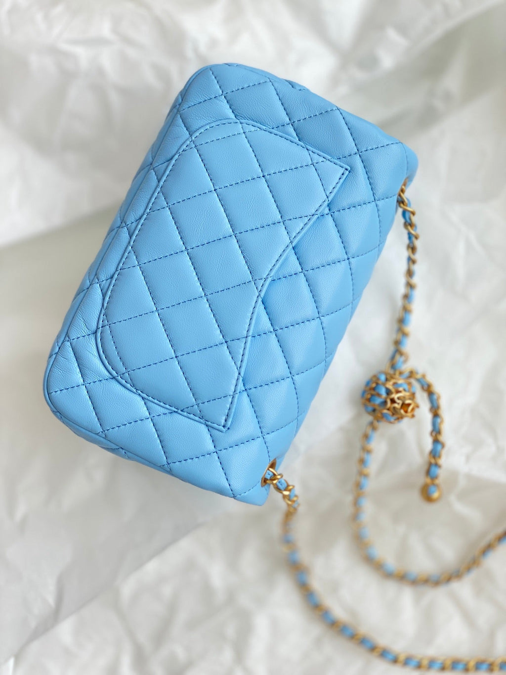 CHL - Mini Flap Bag Blue For Women Bags 7.9in/20LO