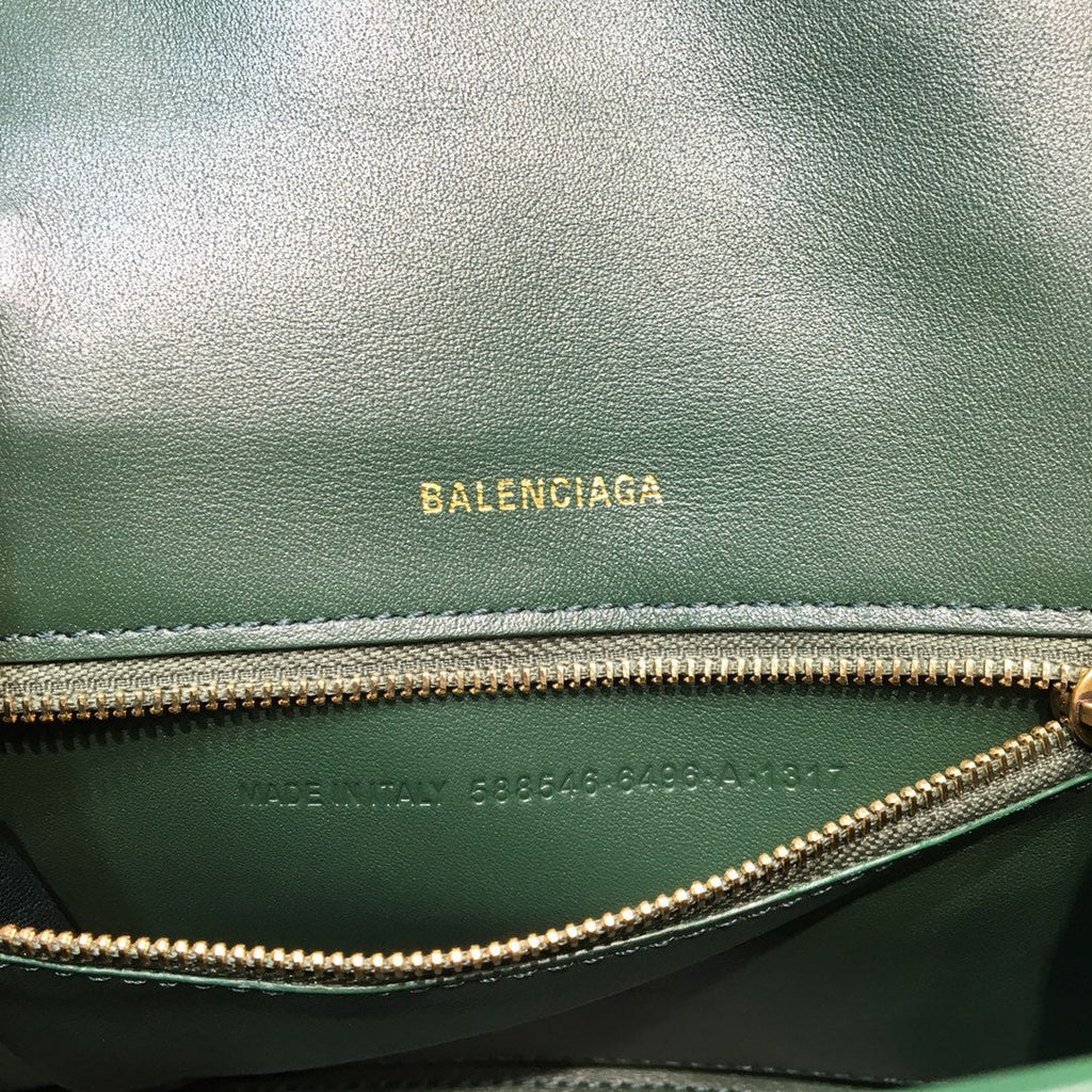 BLN-Ciaga Hourglass Small Handbag In Dark Green, For Women,  Bags 9in/23LO 5935461LRGM3011