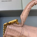 BLN-Ciaga Hourglass Mini Handbag With Chain In Beige, For Women,  Bags 4.7in/12LO