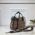 B-Berry - BB  Small Banner  Check And Tote Black For Women, Women’s Bags 10.5in/26LO