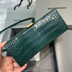 BLN-Ciaga Hourglass Small Handbag In Dark Green, For Women,  Bags 9in/23LO