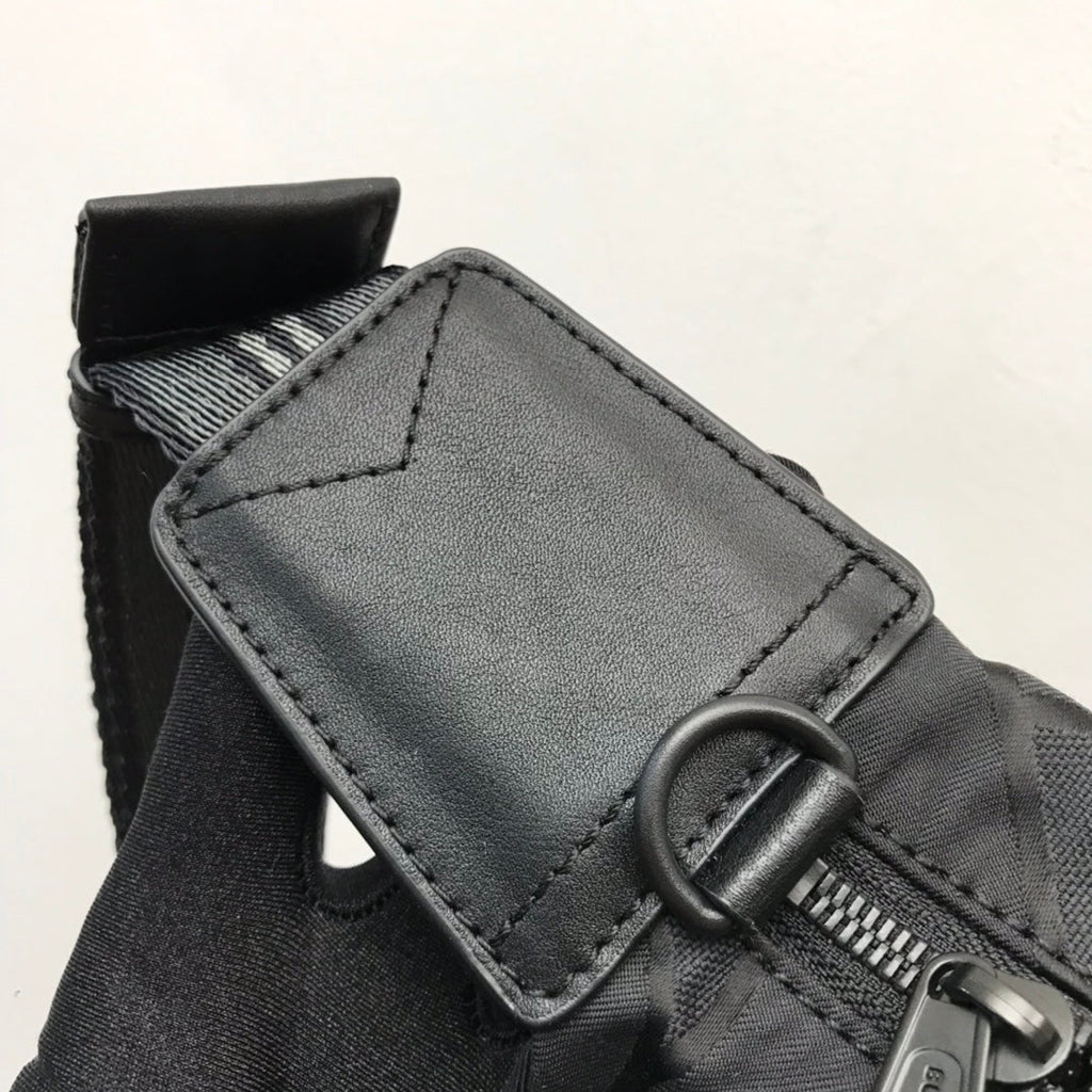 B-Berry - BB  Monogram Recycled Polyester Sonny Bum Bag Black For Men, Bags 12.2in/31LO