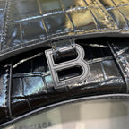 BLN-Ciaga Hourglass Mini Handbag In Black, For Women,  Bags 4.7in/12LO