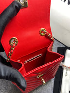 CHL -  Chevron Trendy CHL -  Phone Red Bag For Women 18LO/7in