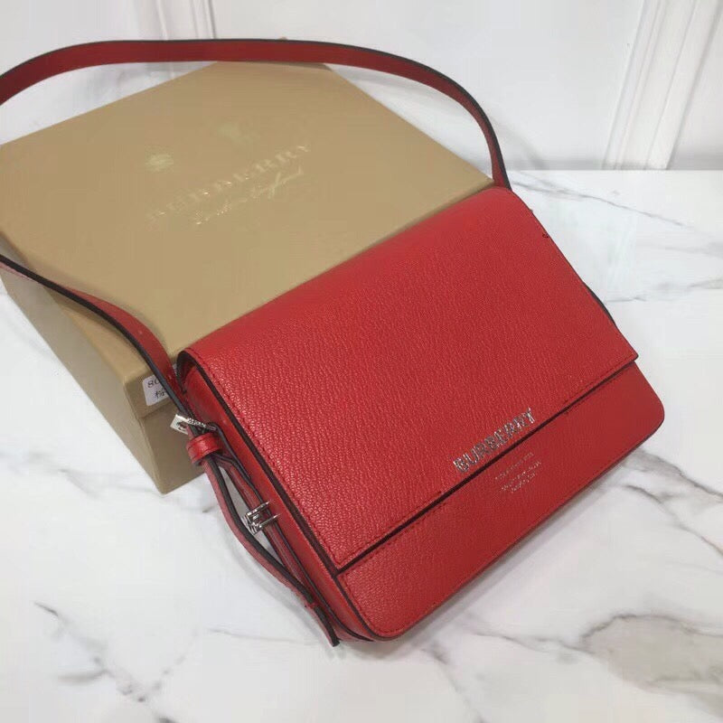 B-Berry - BB  Grace Flap Bag Small Red For Women, Bags 7.5in/19LO