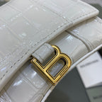 BLN-Ciaga Hourglass Mini Handbag With Chain In White, For Women,  Bags 4.7in/12LO