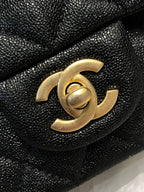 CHL - Mini Flap Bag With Top Handle Black For Women 7.8in/20LO