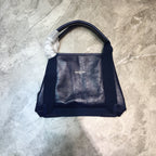 BLN-Ciaga Navy Small Cabas Tote Bag In Blue, For Women,  Bags 18.5in/47LO
