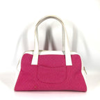CHNL -  Boston Duffel bag Canvas / Leather pink By color CC COCO Mark Women Used