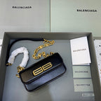 BLN-Ciaga Gossip Small On Chain Shoulder Bag Black, For Women,  Bags 7.4in/19LO