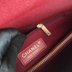 CHL - Handbag With Top Handle Dark Red For Women 11in/28LO