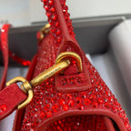 BLN-Ciaga Hourglass Small Handbag In Red, For Women,  Bags 9in/23LO