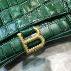 BLN-Ciaga Hourglass Small Handbag In Dark Green, For Women,  Bags 9in/23LO 5935461LRGM3011