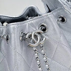 CC Cruise 25/26 Mini Handbag Sliver Caviar Leather