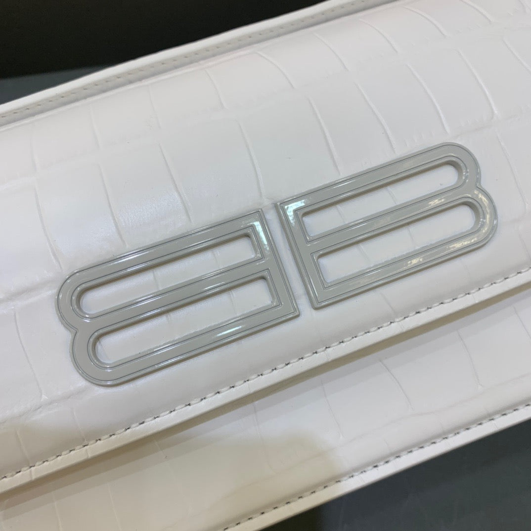 BLN-Ciaga Gossip Small Shoulder Bag White, For Women,  Bags 9.1in/23LO