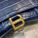 BLN-Ciaga Hourglass Small Handbag In Dark Blue, For Women,  Bags 9in/23LO 5935461LRGM4611