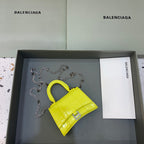 BLN-Ciaga Hourglass Mini Handbag With Chain In Yellow, For Women,  Bags 4.7in/12LO